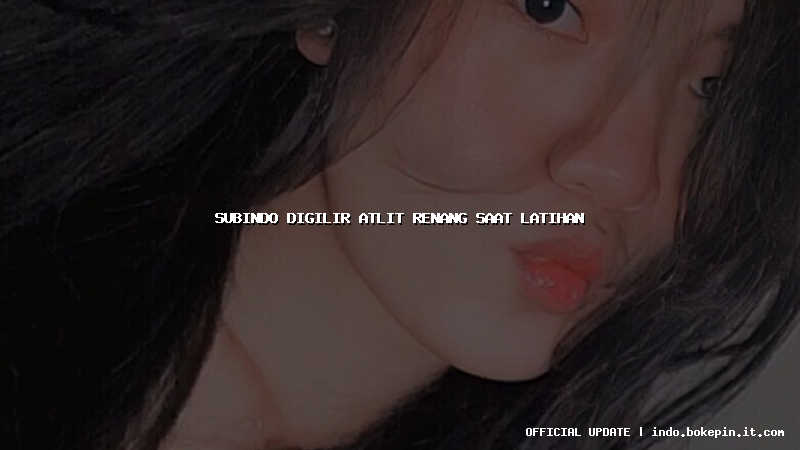 subindo digilir atlit renang saat latihan subindo digilir atlit renang saat latihan