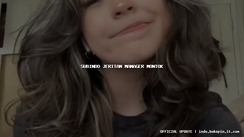 subindo jeritan manager montok