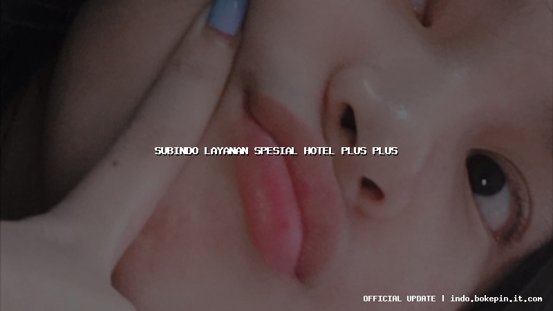 subindo layanan spesial hotel plus plus